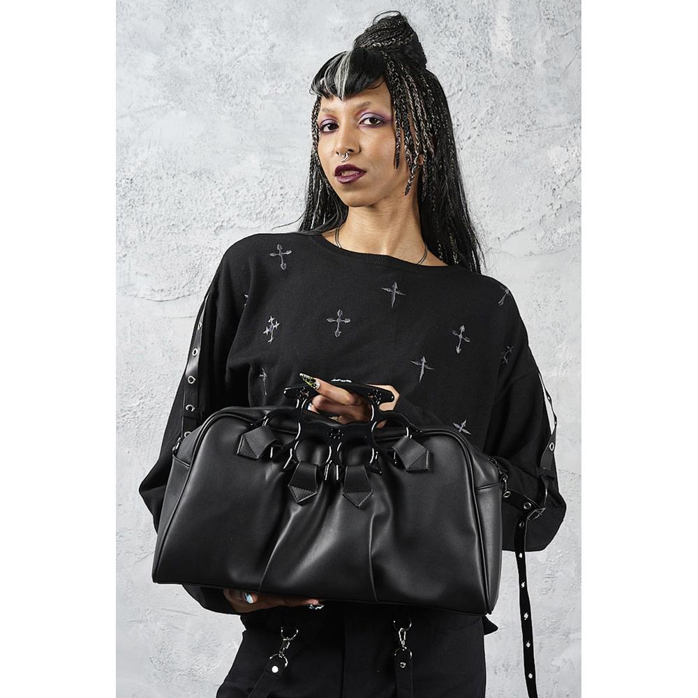 Banned - Hex Paws Kitten Knuckle Handle Bag Shoulder bag - Black